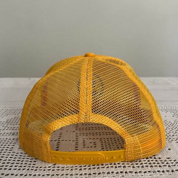 drew house Mascot Trucker Hat Golden Yellow rare - Picture 7 of 11